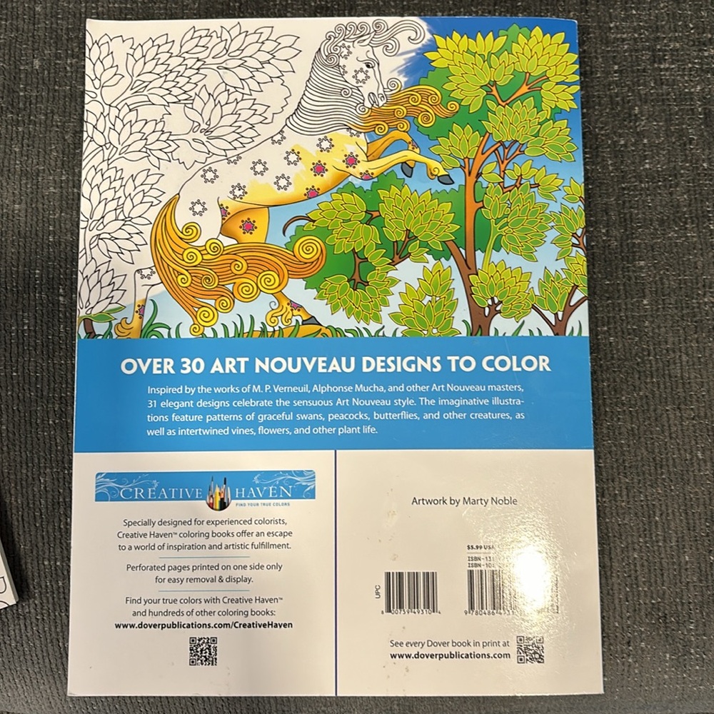 NEW! 2 Adult Coloring Books NWT - Picture 6 of 8
